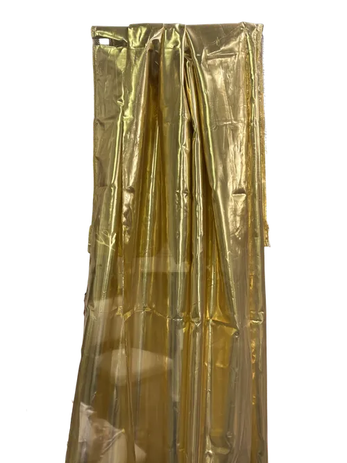 Gold Shimmer Curtain Panel