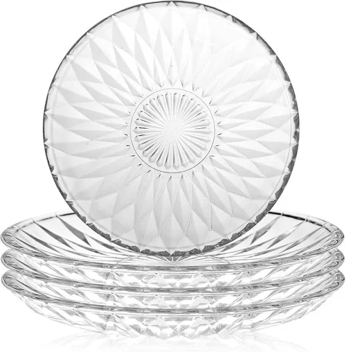 Vintage Glass Serving Plates
