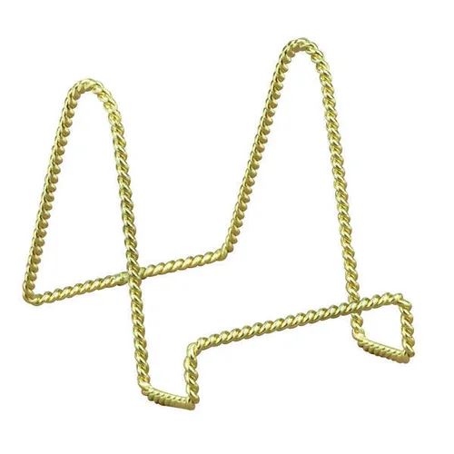 Twisted Brass Picture Stand 3