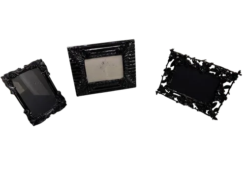 Assorted Black 4 x 6 frames 