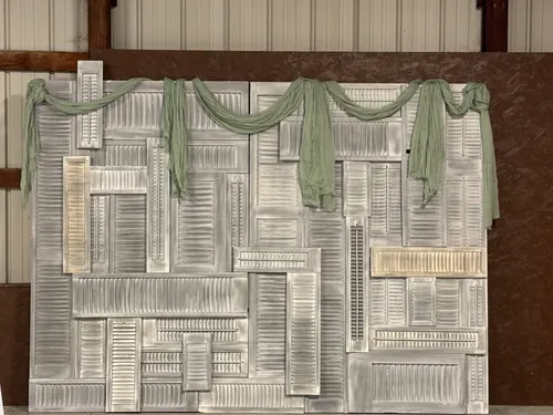 Shutter Wall Backdrop