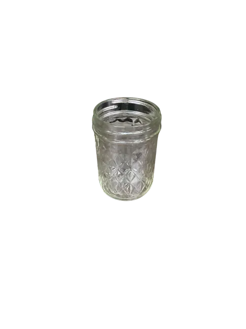 Quilted 1/2 Pint Mason Jars