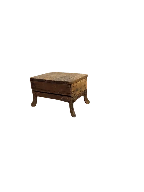 Rustic Wooden Step Stool