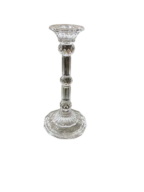 Glass Candlestick Holder 8.5