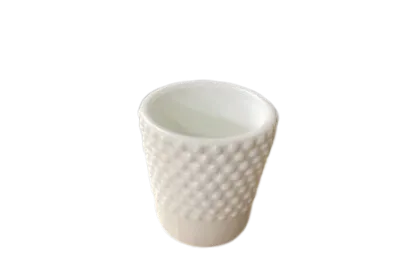 White Milk Glass Votive