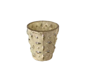 Silver Mercury Votive Star Pattern