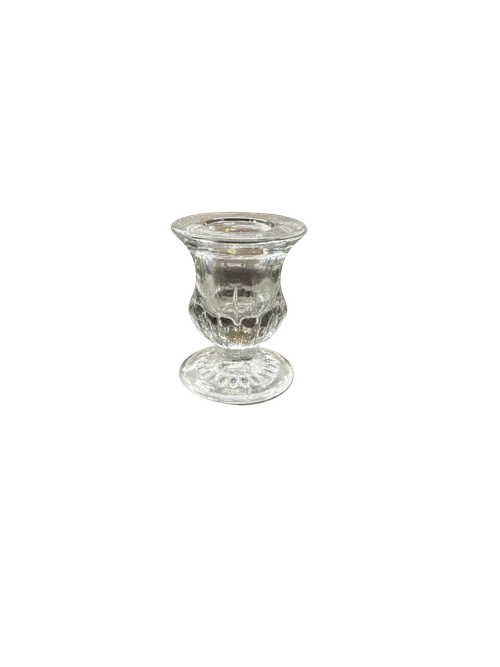 Glass Candlestick Holder 2.5
