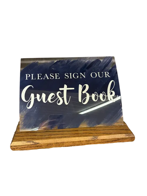 Please Sign Our Guest Book Sign