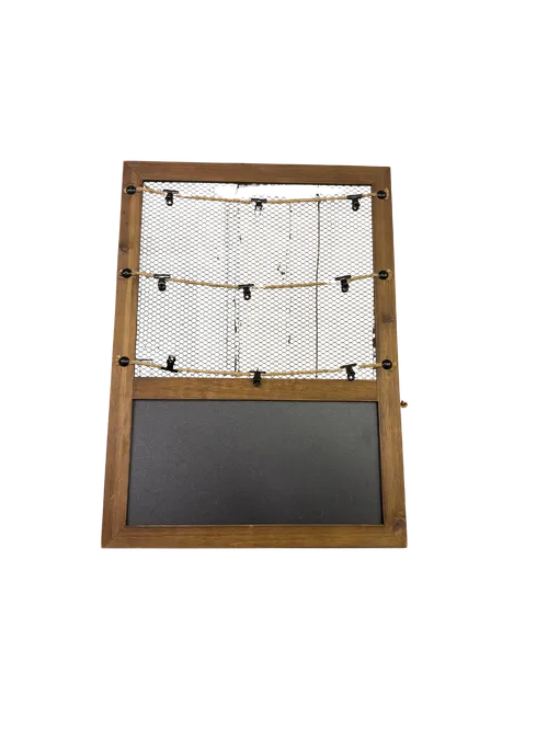 Rustic Picture Display Frame w/ Chalkboard