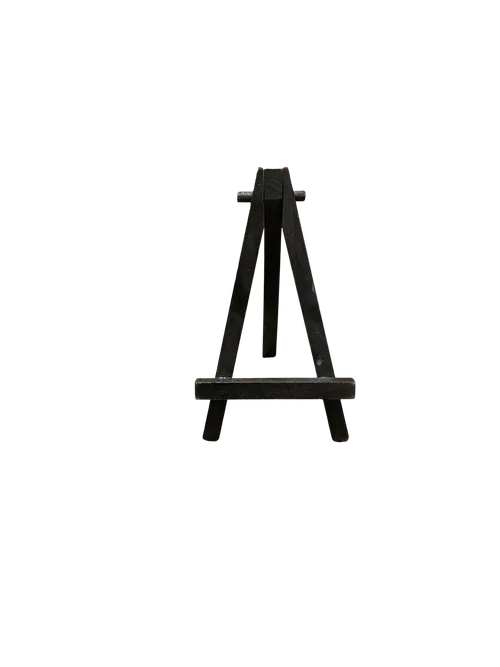 Small Wooden Black Easel 3