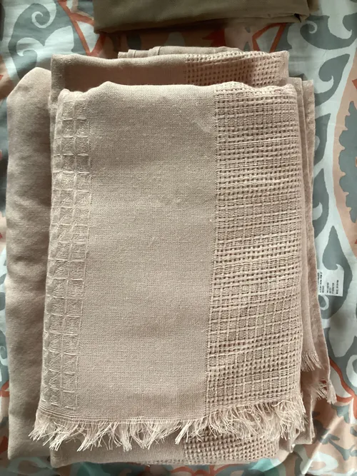 Blush Pink table scrarf