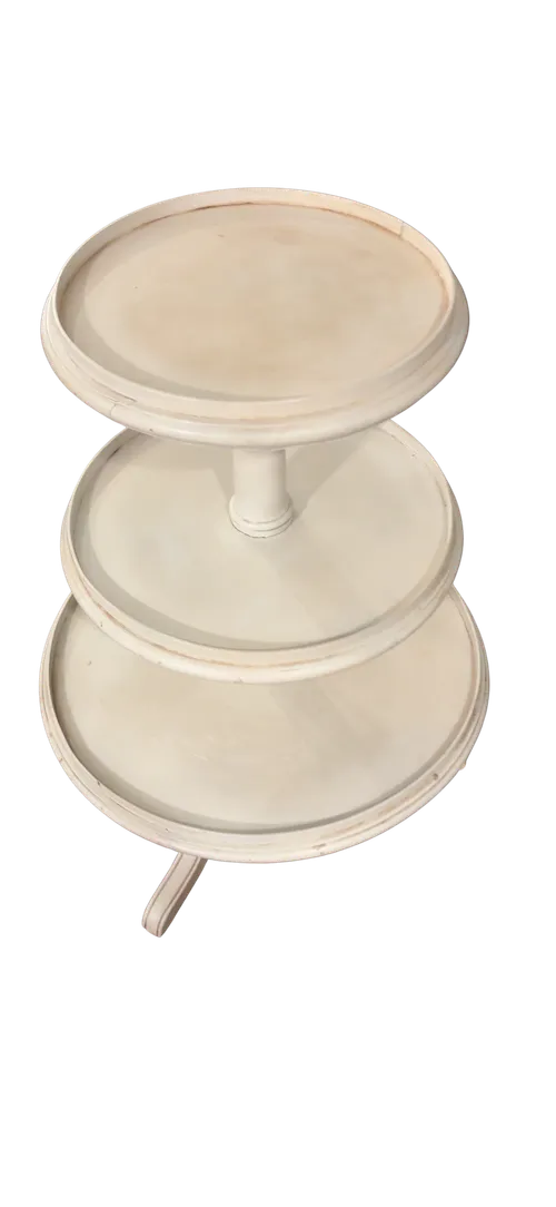 3 Tier Cake Stand - White
