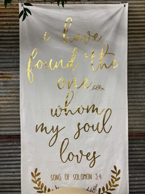 Song of Solomon Scripture Cloth