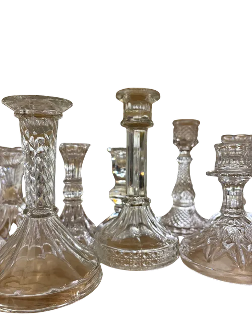 Glass Candlestick Holder Assortment 5