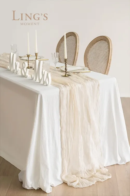 Cream Table Runners