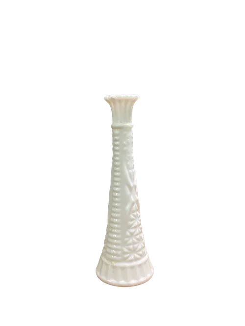 Milk Glass Vase Style 2 (9 inch)