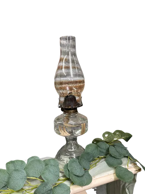 Glass Oil Lamp