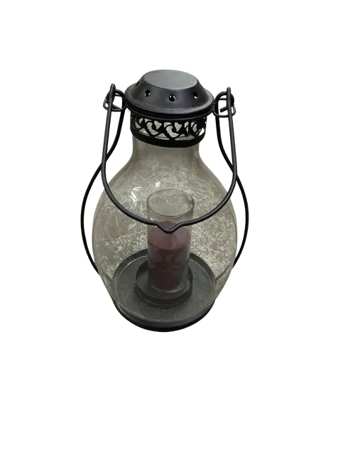 Glass Hurricane Candle Lantern