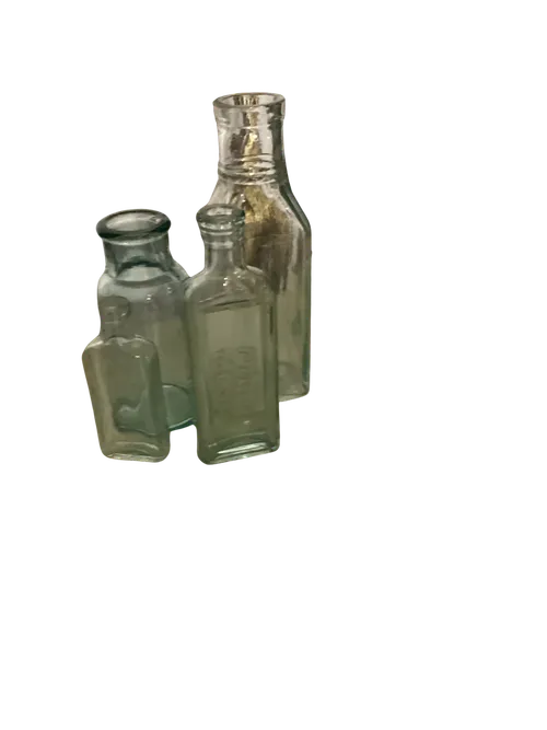 Glass bottle variety 4-7”