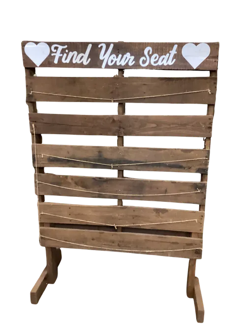 Short Find Your Seat Pallet 40