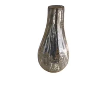 Mercury Silver Tear Drop Bud Vase 