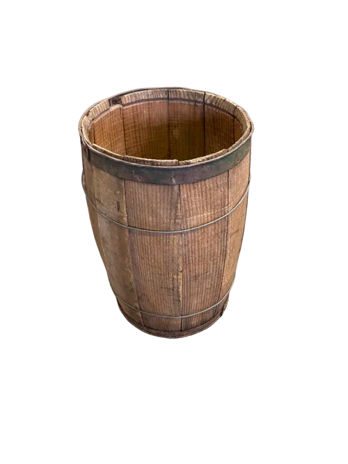 Small Vintage Nail Keg
