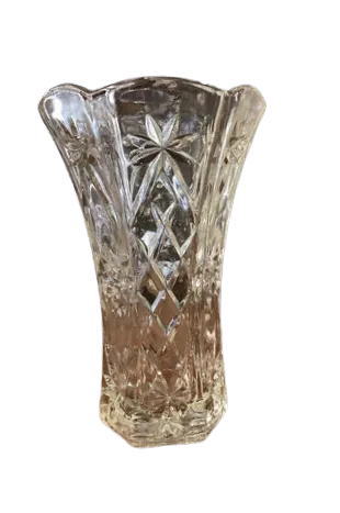 Cut Glass Vase LG