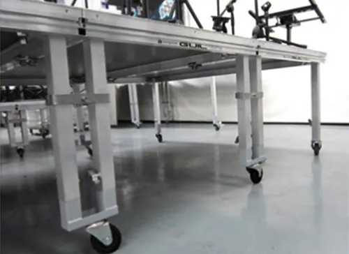 Tarimado con ruedas 2x2 metros