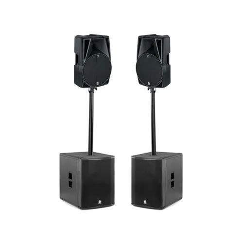 Pack P.A. I: 2 x SUB 18-H +2 x Opera 15 + Barra