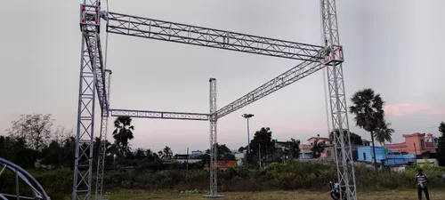 Estructura Truss Groun Support Cuadrilátero completo 12x10 m.