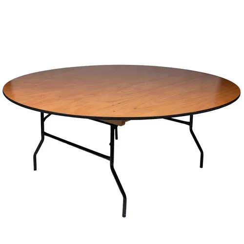  72' Wood Round table