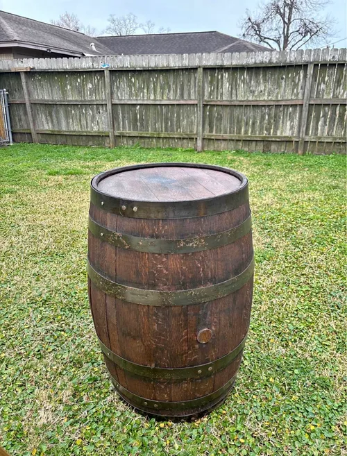 Whiskey Barrel Decor
