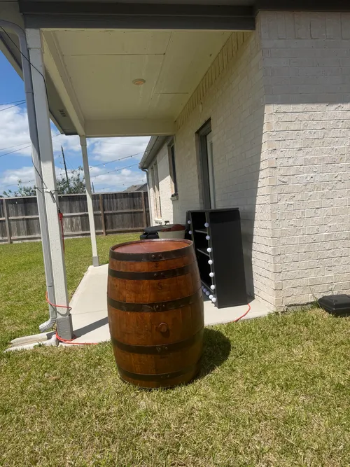 Whiskey Barrel Decor