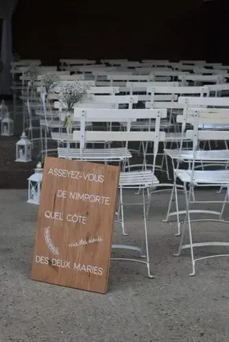 Panneau - Acceuil cérémonie