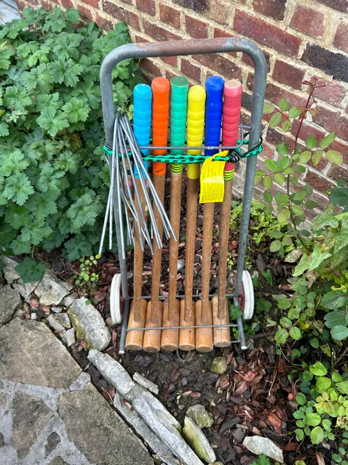 JEU DU CROQUET EN BOIS 