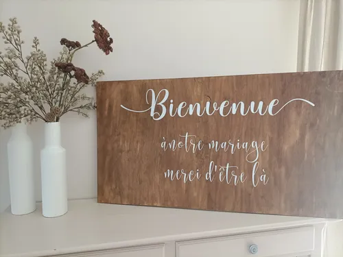 Panneau de bienvenue