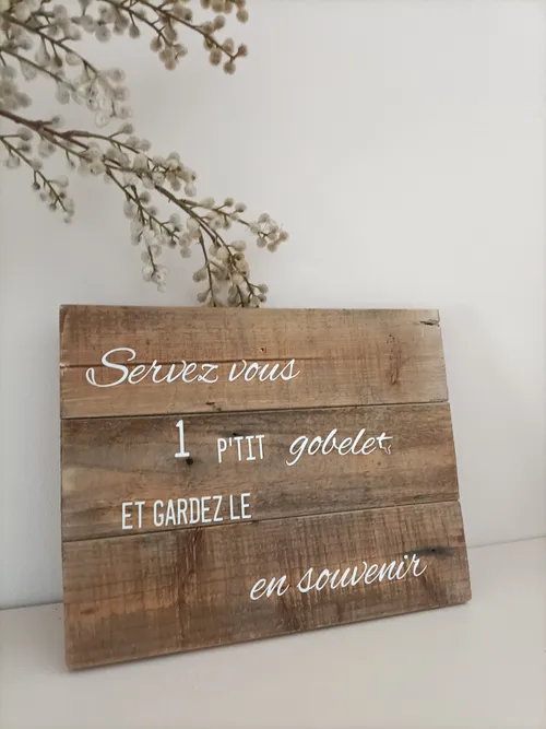 Panneau Servez-vous !