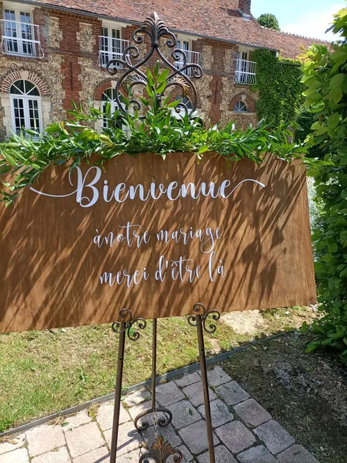 Panneau de bienvenue