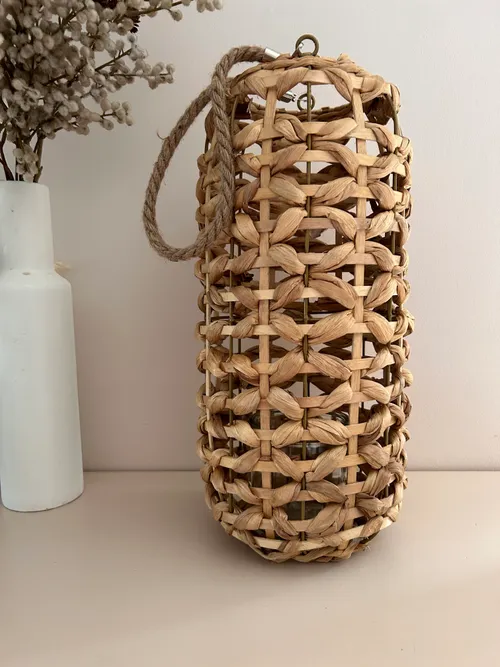 Lanterne Jacinthe en corde