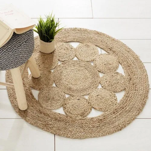 Tapis rond rosace