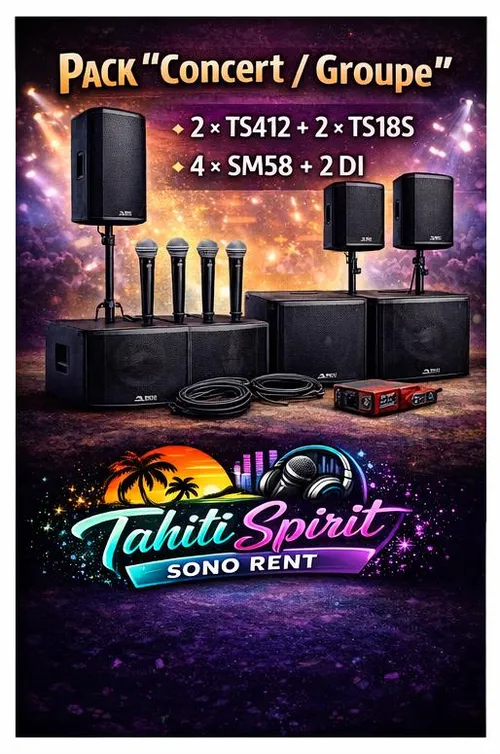 3) Pack “Concert / Groupe”