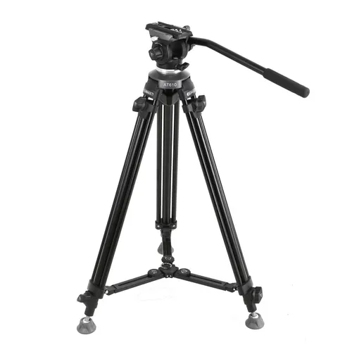 E-Image EK610 5.5ft Professional Aluminium Tripod Stand Kit with Fluid Head for DSLR & Video Camera