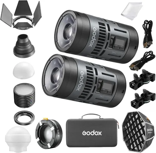 Godox RS60R Kit 2 RGB LED Video Light (2-Light Kit)