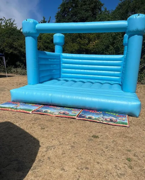 Blue Bouncy Castle