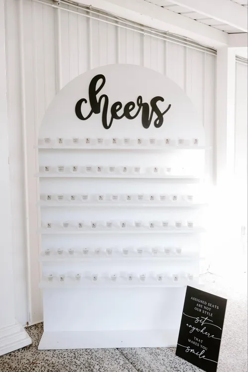 Champagne/ treat wall