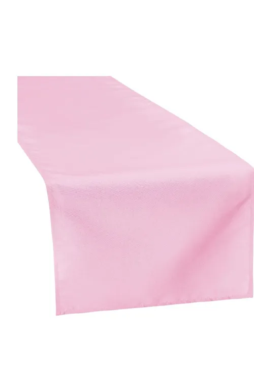 Pink polyester runner
