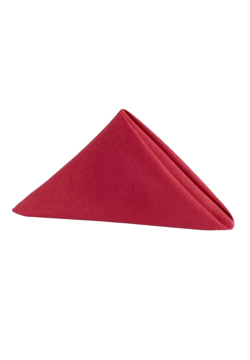 20x 20 red polyester napkin