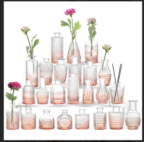 Pink Bud Vases