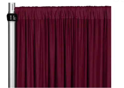Burgundy Drapes