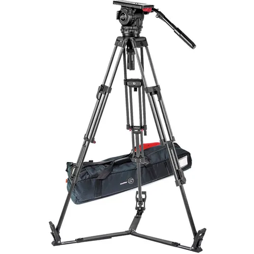 Sachtler 18-S2 100MM TRIPOD + HEAD + SPREADER